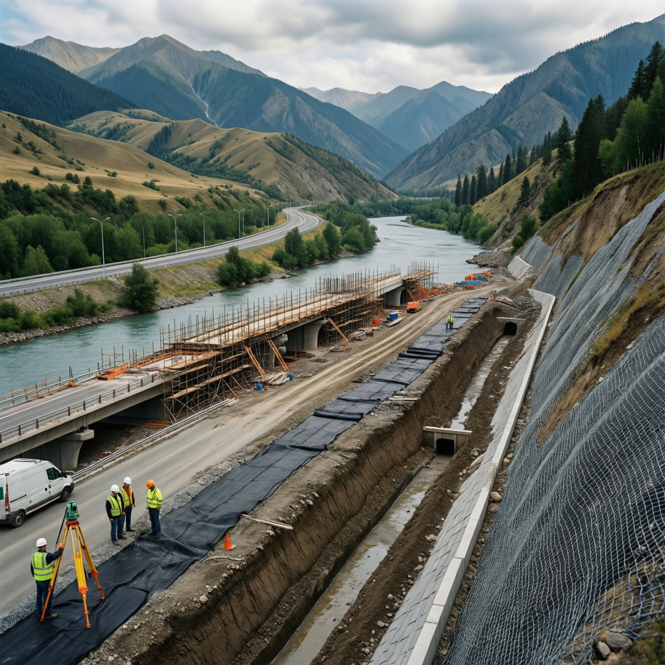 Инфраструктурные проекты КБР: дороги, мосты и благоустройство населённых пунктов